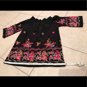 Embroidered blouse NWOT